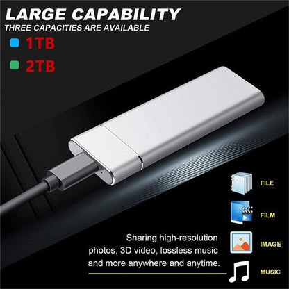 Fast Portable External Solid State SSD Drive