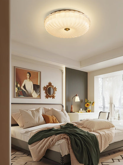 Soft Glass Pendant Light Modern Ceiling Fixture