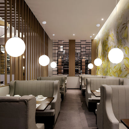 Simple Glass Pendant Ceiling Light Fixture