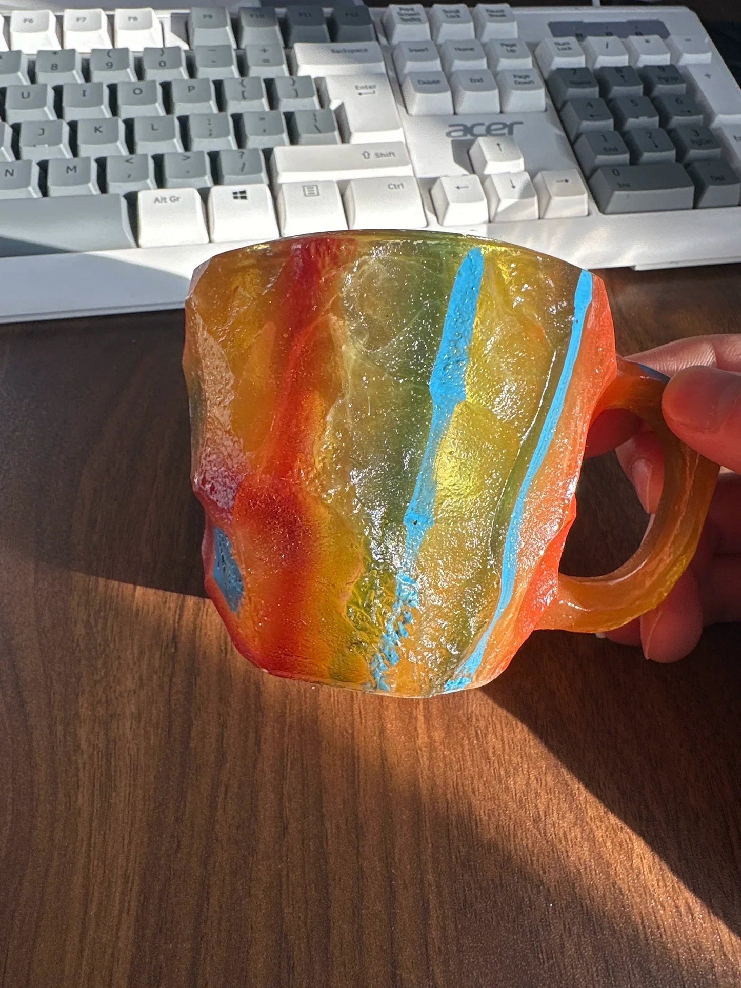 Luxurious Cut Crystal Coffee Mug