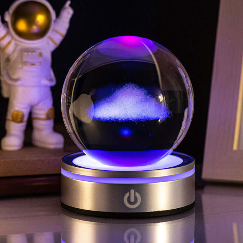 Colorful Glass Night Light Lamp Decorative Home Gift
