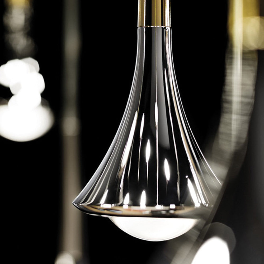 Elegant Crystal Drop LED Ceiling Light