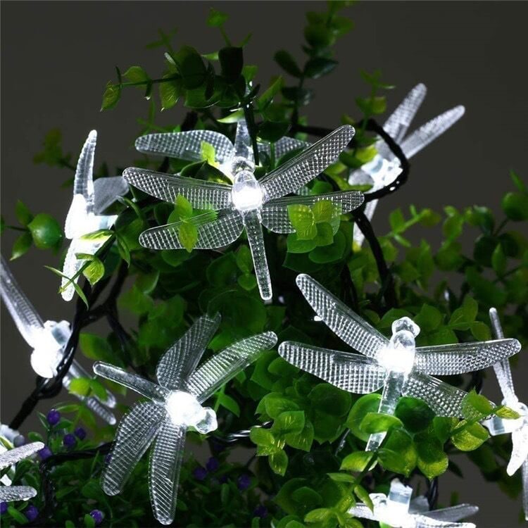 Colorful Solar Powered Waterproof String Fairy Lights