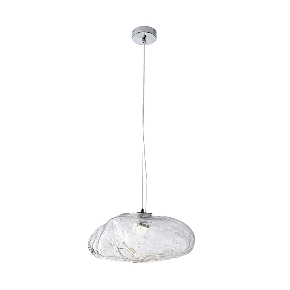Elegant Glass Drop Pendant Light Fixture for Home