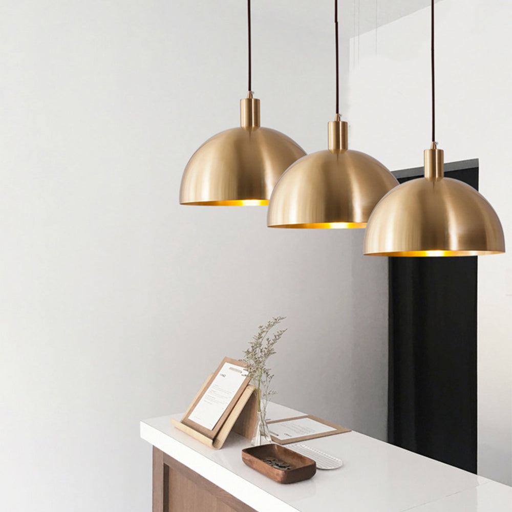 Classic Gold Globe Pendant Light