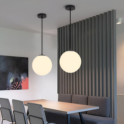 Simple Glass Pendant Ceiling Light Fixture