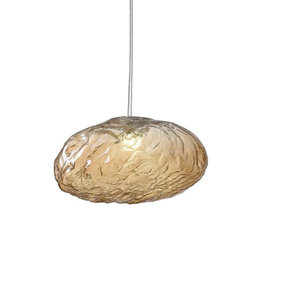 Sleek Glass Pendant Lamp for Kitchen Island