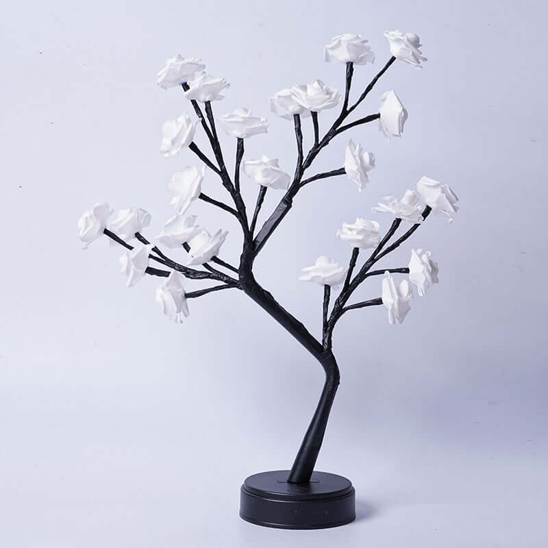 Romantic Rose Table Lamp USB Night Light