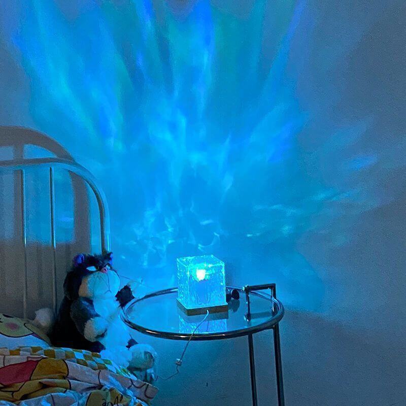 Colorful USB LED Water Wave Night Lamp