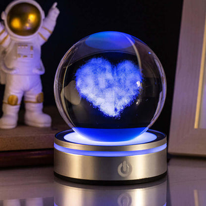 Colorful Glass Night Light Lamp Decorative Home Gift