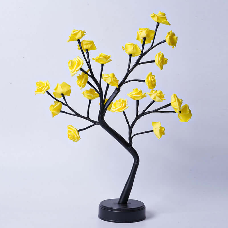 Romantic Rose Table Lamp USB Night Light