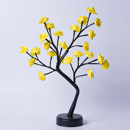 Romantic Rose Table Lamp USB Night Light