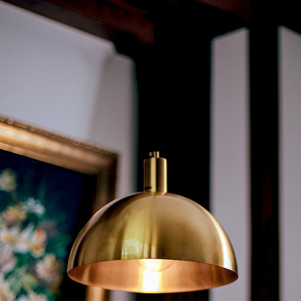 Classic Gold Globe Pendant Light