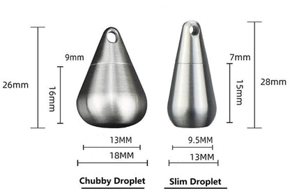Compact Travel Pill Container - Waterproof Titanium Case