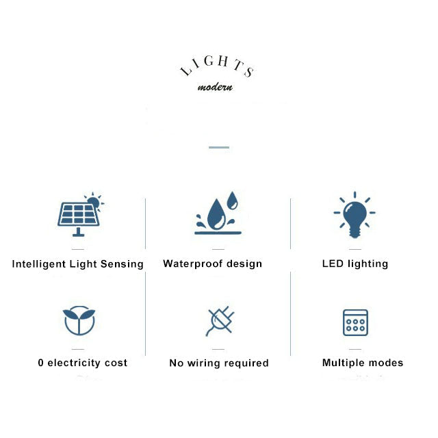 Colorful Solar Powered Waterproof String Fairy Lights