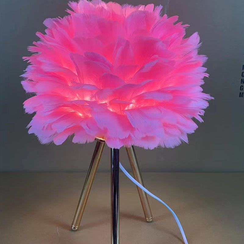 Lightweight Wooden Table Lamp