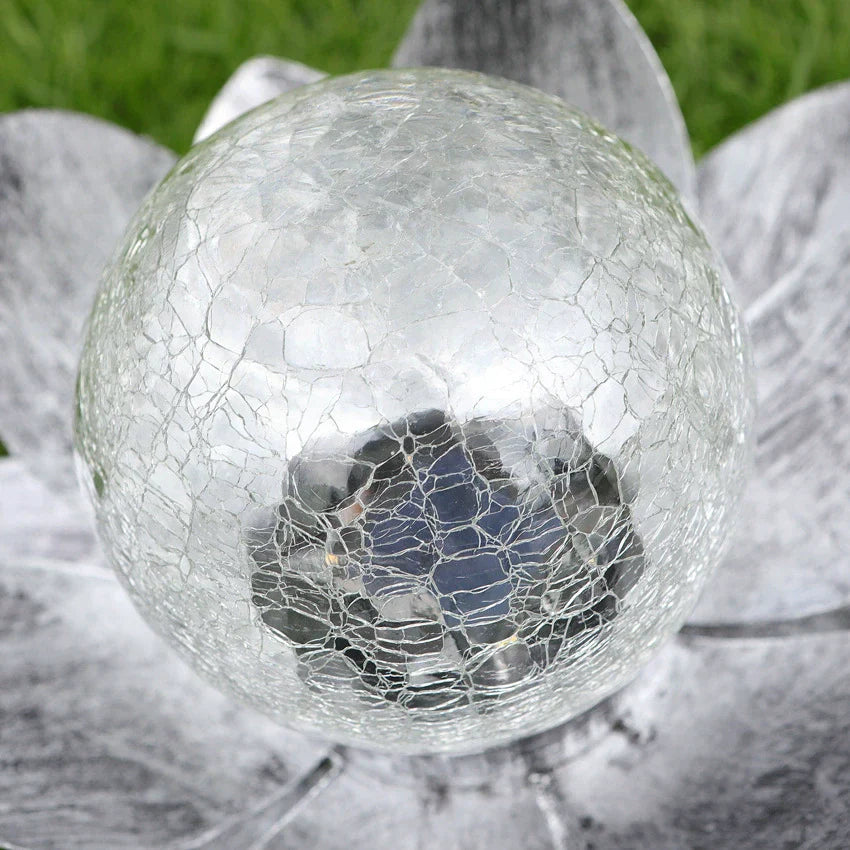 Colorful Outdoor Crackle Solar Lamp