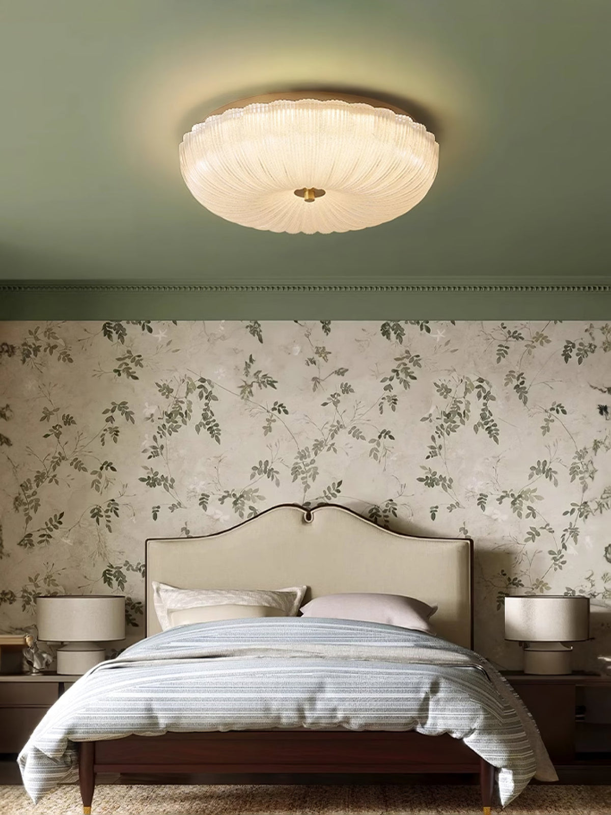 Soft Glass Pendant Light Modern Ceiling Fixture