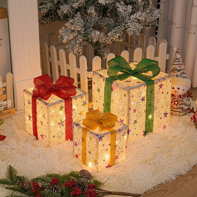 Bright Holiday Christmas Yard Decorations Set