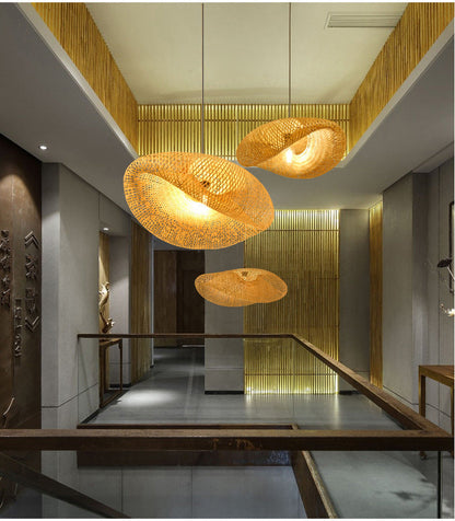 Natural Bamboo Hanging Light