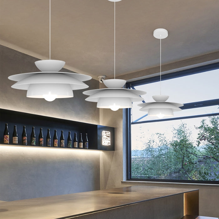 Stylish Round White Ceiling Pendant Light
