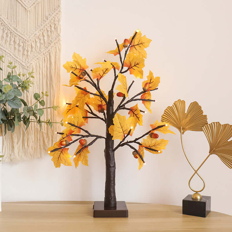 Rustic Woodland Desk Table Lamp - Cofik