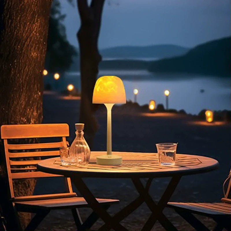 Soothing Wave Glass Table Lamp - Cofik