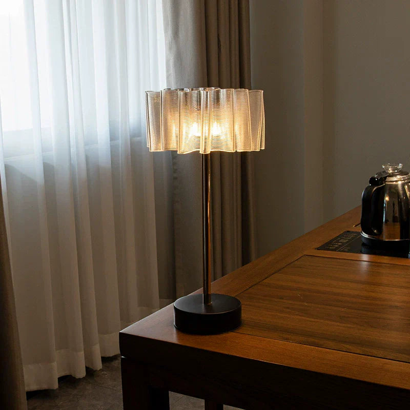 Folded Metal Rechargeable Desk Lamp