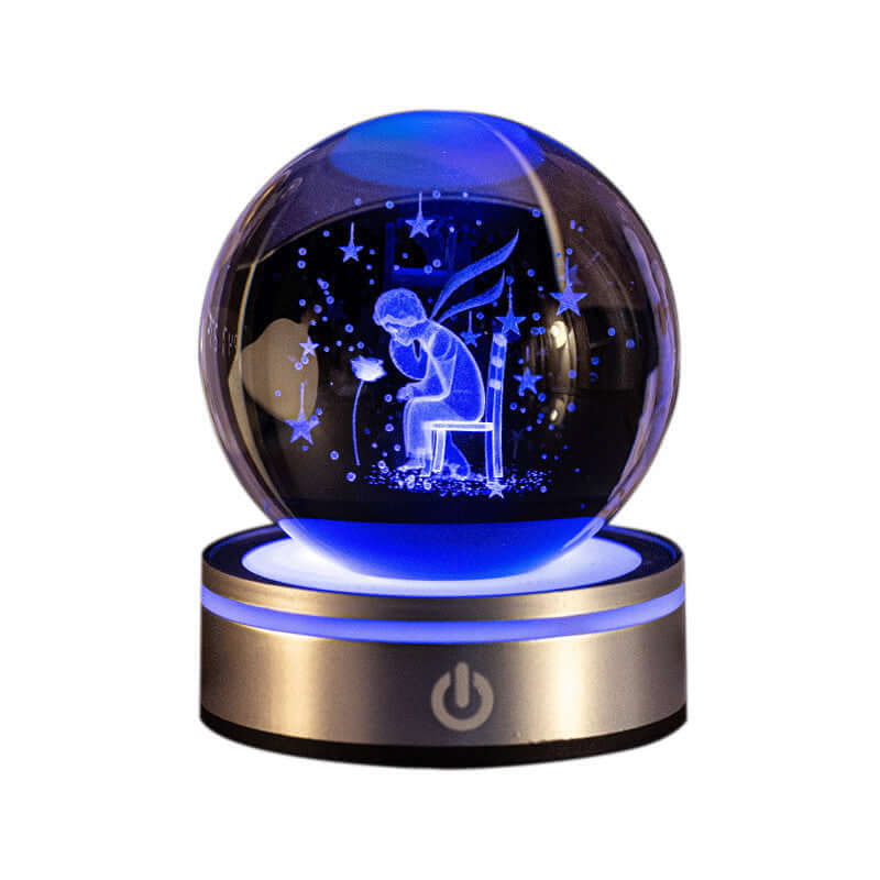 Colorful Glass Night Light Lamp Decorative Home Gift