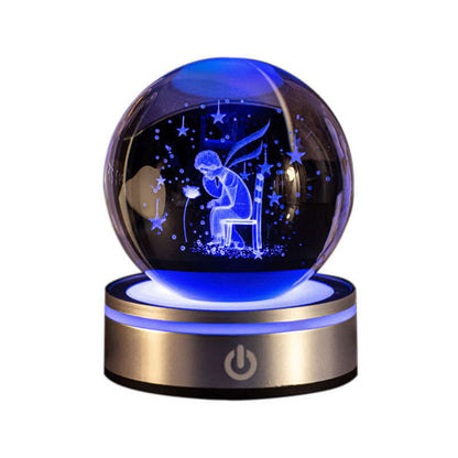 Colorful Glass Night Light Lamp Decorative Home Gift
