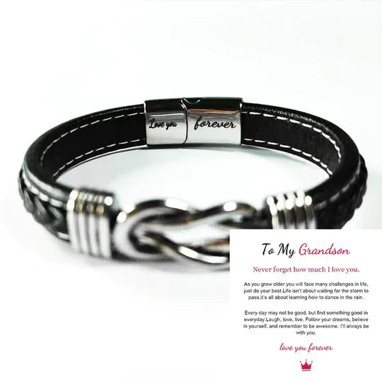 Genuine Brown Leather Wristband