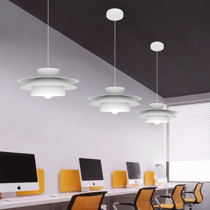 Stylish Round White Ceiling Pendant Light