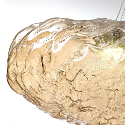 Elegant Glass Drop Pendant Light Fixture for Home
