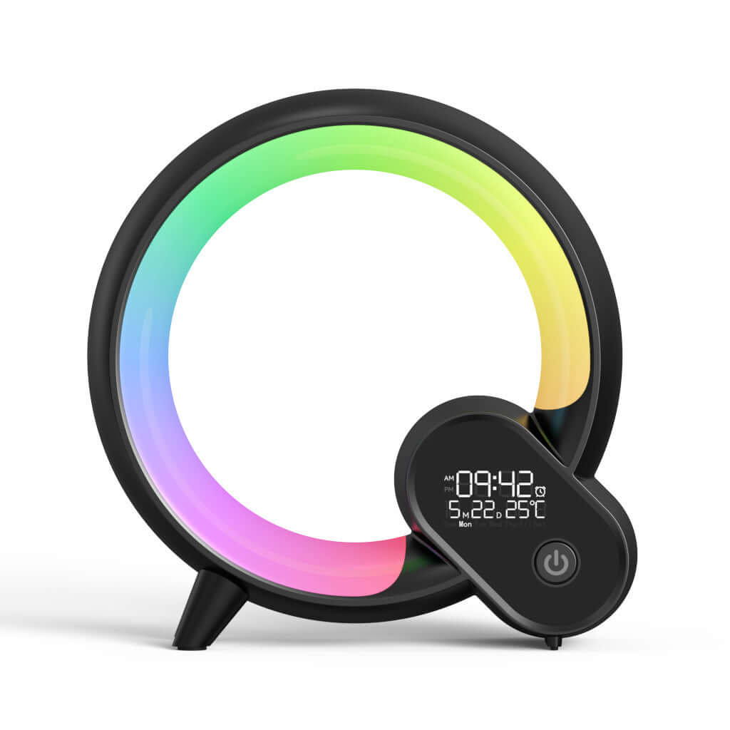 Smart LED Wake Up Alarm Clock with Bluetooth Speaker