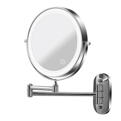 Bright LED Makeup Mirror with Rechargeable Touch Screen