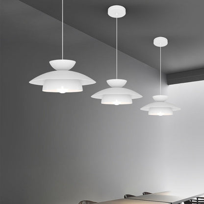 Stylish Round White Ceiling Pendant Light