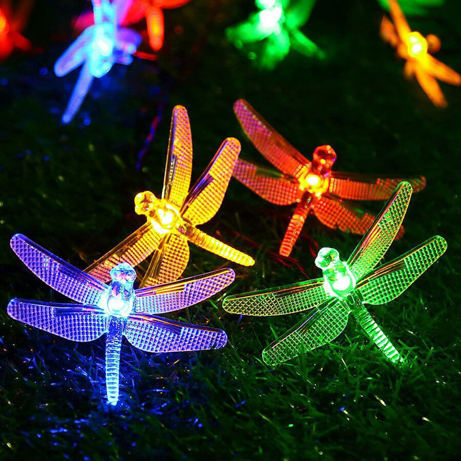 Colorful Solar Powered Waterproof String Fairy Lights