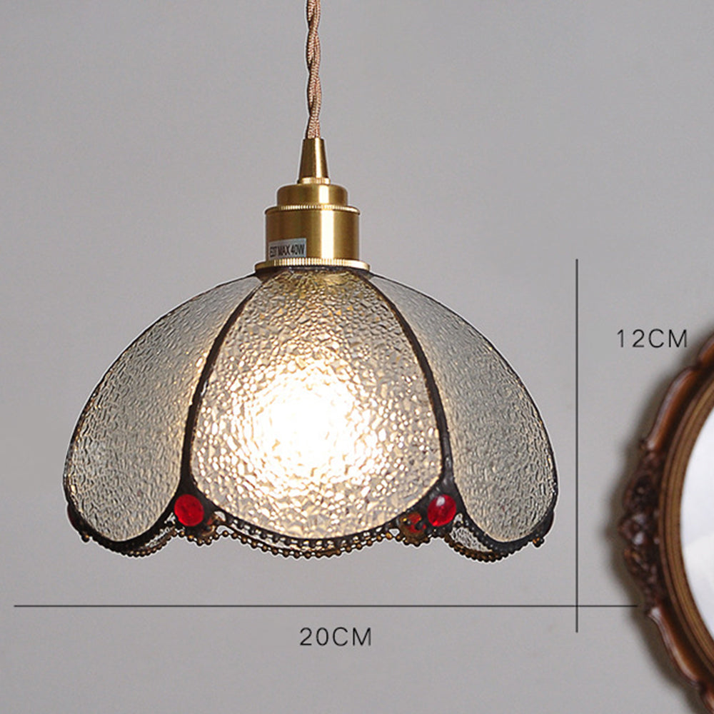 Classic Glass Shade Pendant Lighting Fixture