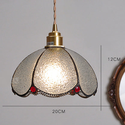Classic Glass Shade Pendant Lighting Fixture