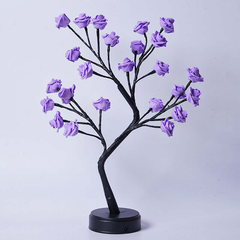 Romantic Rose Table Lamp USB Night Light
