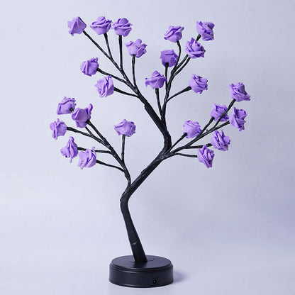 Romantic Rose Table Lamp USB Night Light