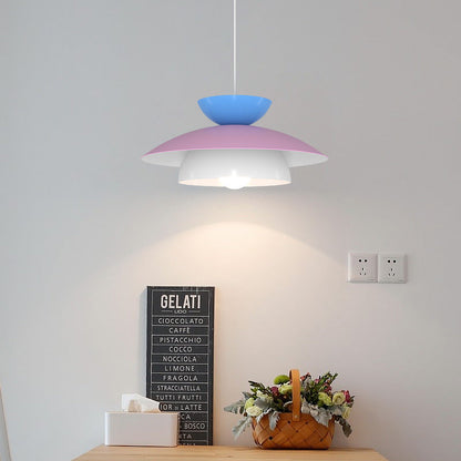 Stylish Round White Ceiling Pendant Light