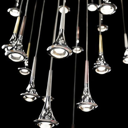 Elegant Crystal Drop LED Ceiling Light