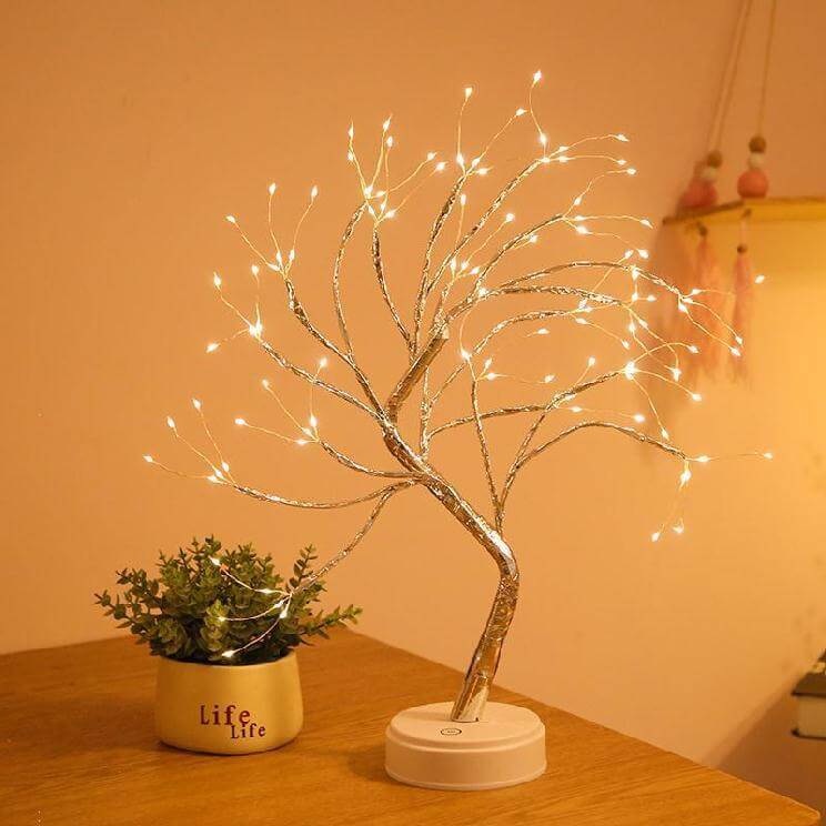 Colorful LED Desk Lamp with Tree Design