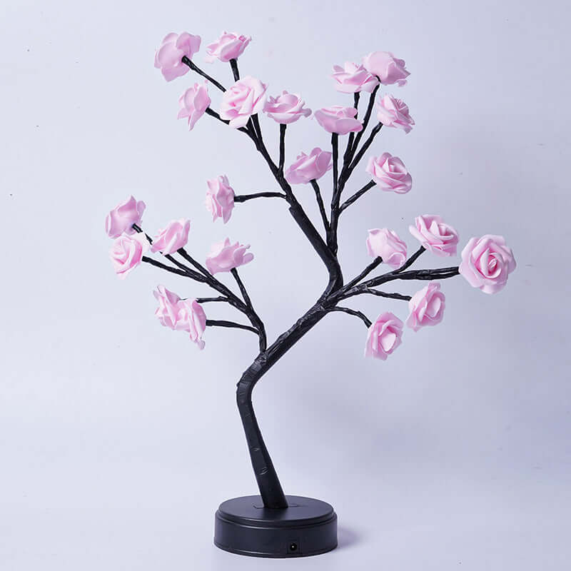 Romantic Rose Table Lamp USB Night Light
