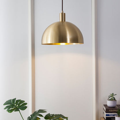 Classic Gold Globe Pendant Light