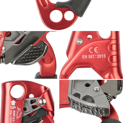 Durable Outdoor Rock Climbing Rope Clamp for 8-12mm Ropes