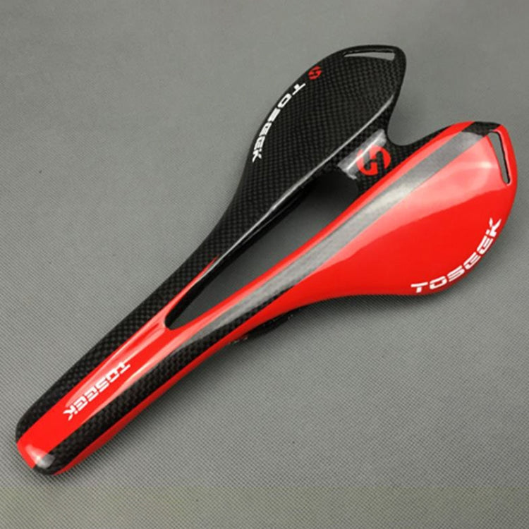 Ultra Lightweight Carbon Bike Seat Saddle Red