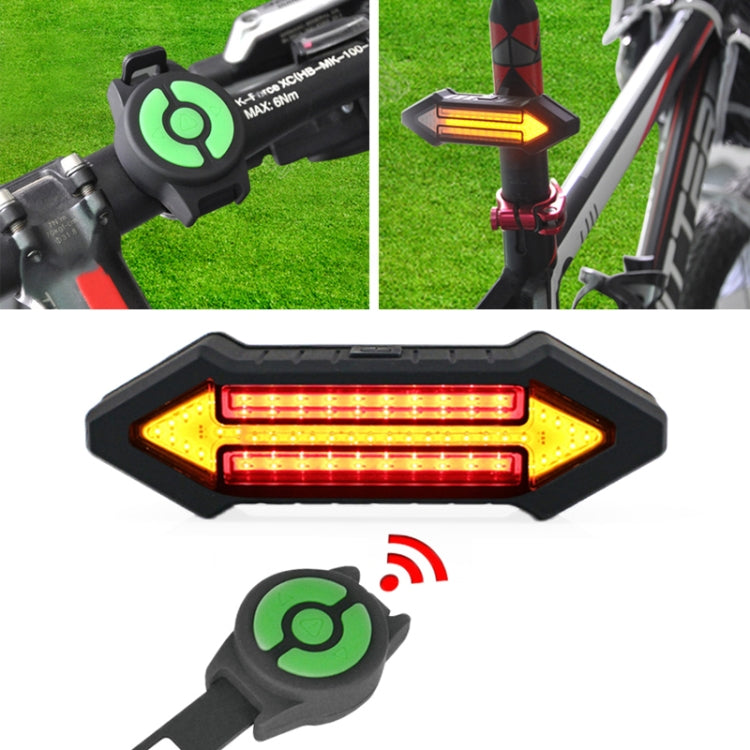 Smart Bike Rear LED Light Wireless Warning Signal - Cofik