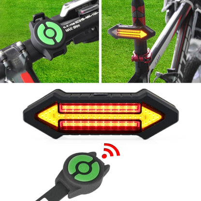 Smart Bike Rear LED Light Wireless Warning Signal - Cofik